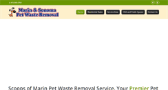 Desktop Screenshot of marinpetwasteremoval.com